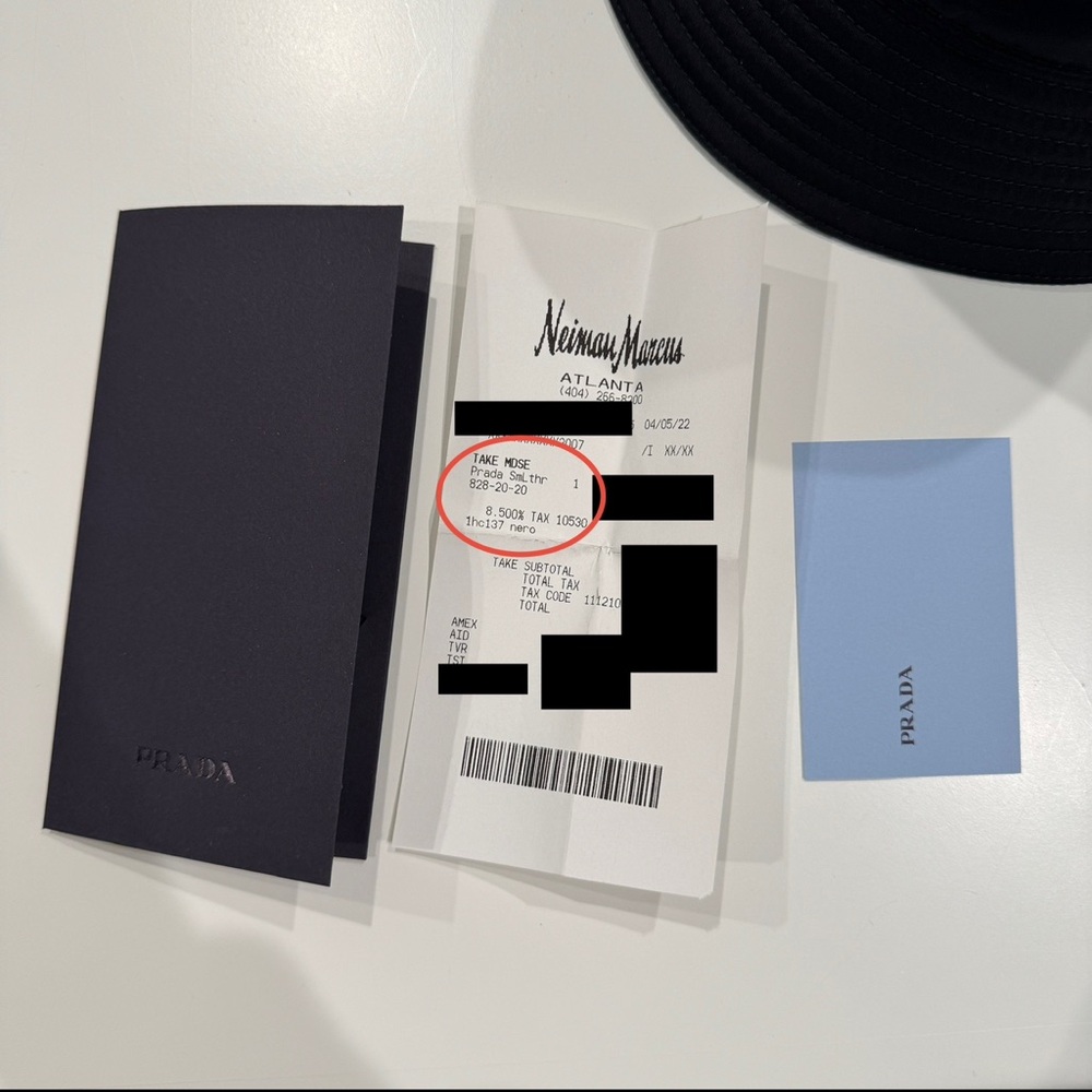 Prada Re-Nylon Black Logo Bucket Hat - Picture 9 of 9